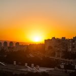 haifa city israel sunset sky 602848